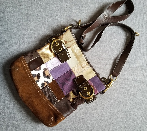 Authentic Patchwork Coach Purse - Picture 4 of 7